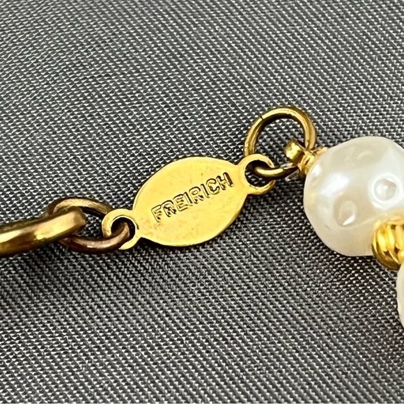 VTG Freirich Long Beaded Necklace 25” drop EXC Condition - marked - Picture 3 of 10